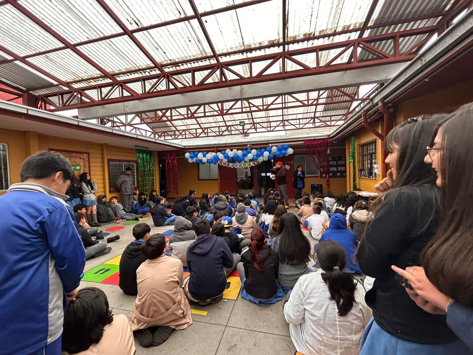 Estudiantes en la Escuela Eliezer